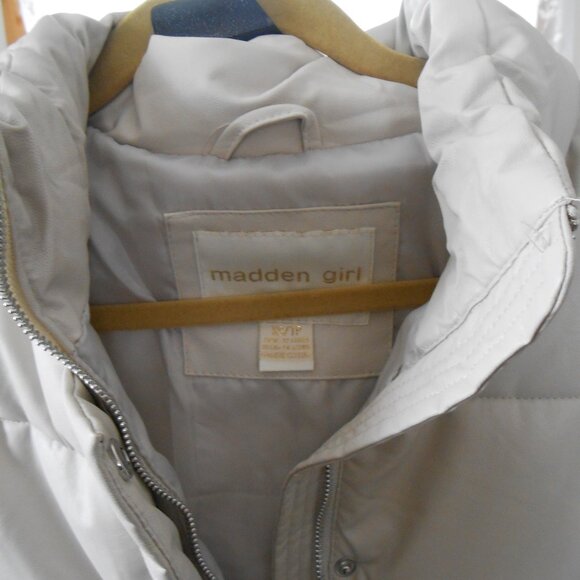MADDEN GIRL COAT-WOMEN'S SIZE XS-ECRU-NEW WITH TAGS - Picture 2 of 9